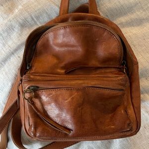 Madewell leather mini backpack